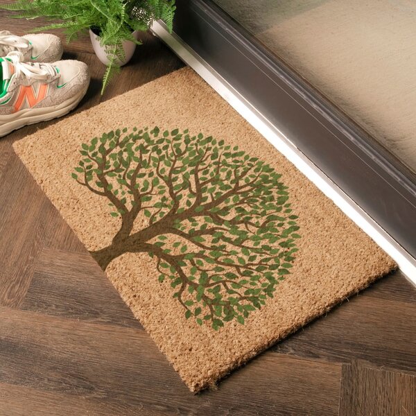 Otirač od kokosovih vlakana 40x60 cm Tree of Life – Artsy Doormats
