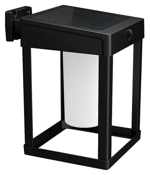 Philips Solarna vanjska zidna LED svjetiljka Camill, kvadratna (1,4 W, 19 x 14 x 20,5 cm, Bijela, IP44, Topla bijela)