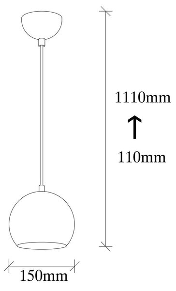 Viseća svjetiljka u srebrnoj boji s metalnim sjenilom ø 30 cm Berceste – Opviq lights