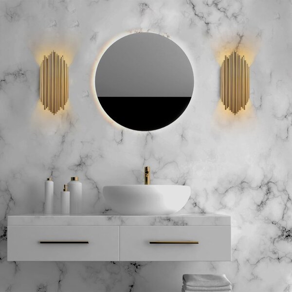 Zidna lampa u zlatnoj boji Kara – Opviq lights