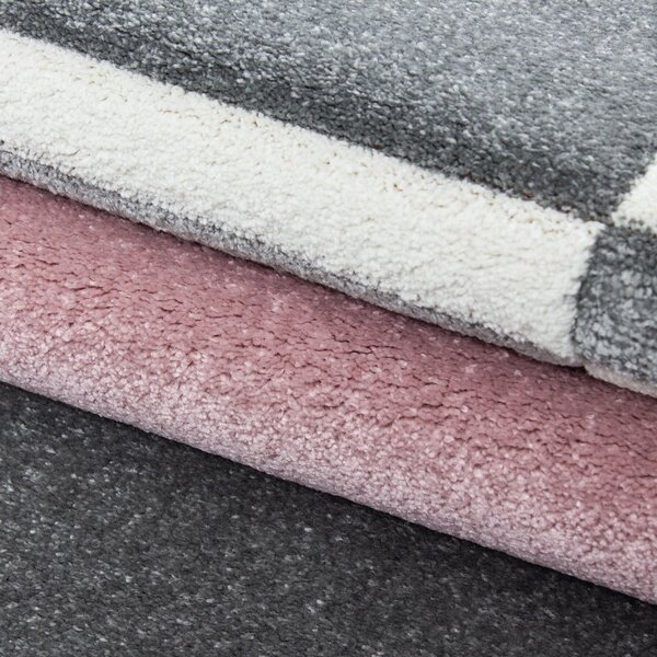 Ružičasta/siva staza 80x300 cm Hawaii – Ayyildiz Carpets