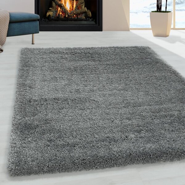 Sivi tepih 80x150 cm Fluffy – Ayyildiz Carpets