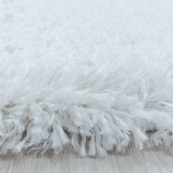 Bijeli okrugli tepih ø 80 cm Fluffy – Ayyildiz Carpets