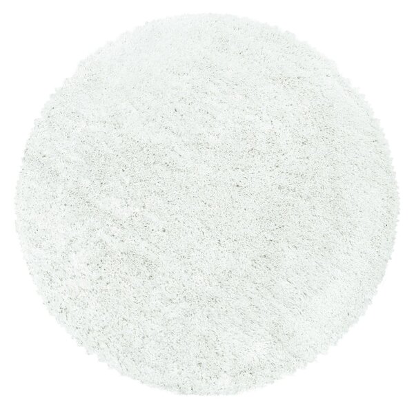 Bijeli okrugli tepih ø 80 cm Fluffy – Ayyildiz Carpets