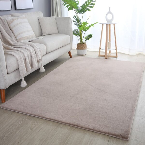 Bež periv tepih 60x110 cm Pouffy – Ayyildiz Carpets