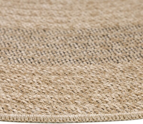 Crni/bež okrugli vanjski tepih ø 120 cm Comilla – Ayyildiz Carpets