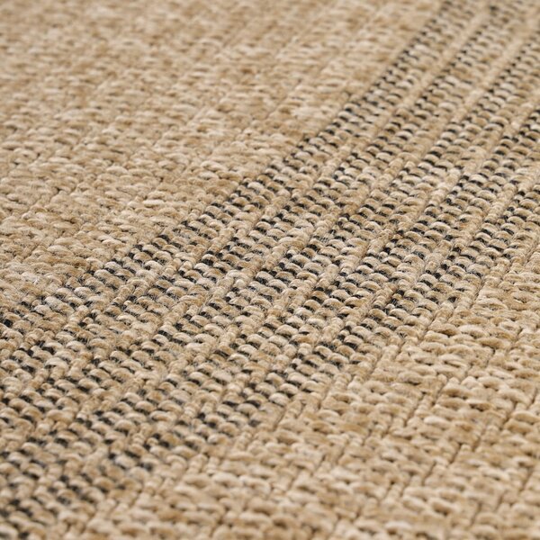 Crni/bež okrugli vanjski tepih ø 120 cm Comilla – Ayyildiz Carpets