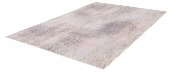 Ružičasti/sivi vuneni tepih 133x180 cm Calvi rose – Agnella