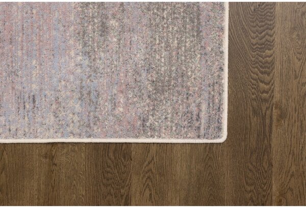 Ružičasti/sivi vuneni tepih 133x180 cm Calvi rose – Agnella