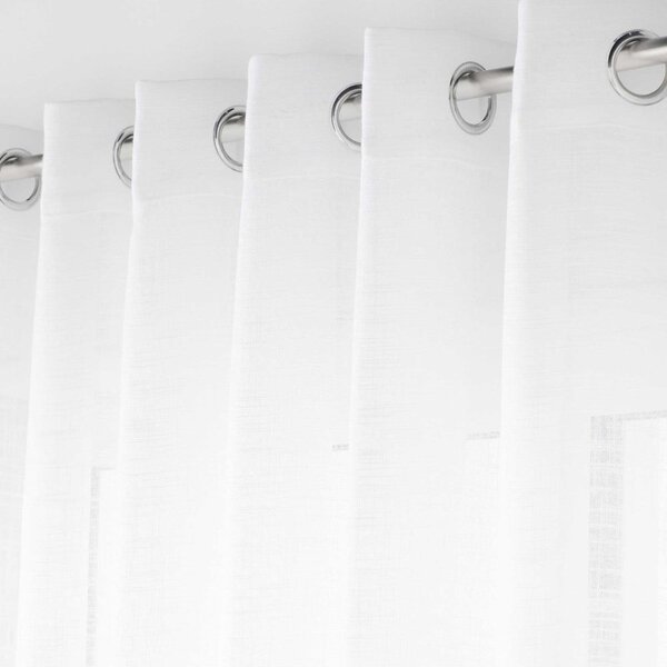Bijela prozirna zavjesa 400x240 cm Haltona – douceur d'intérieur