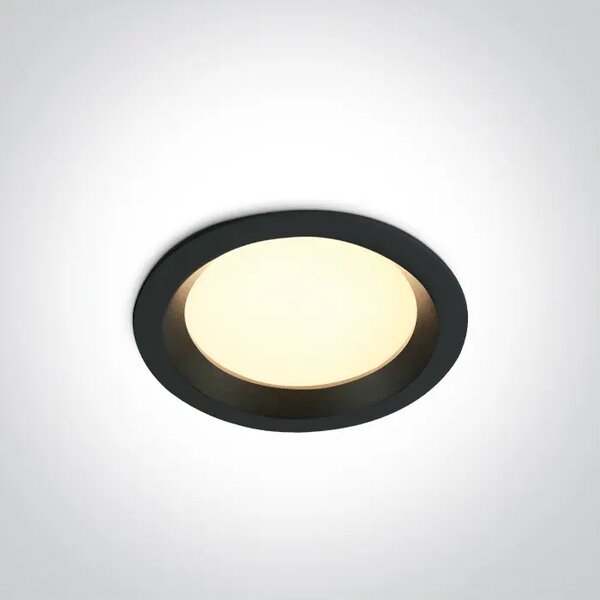 STROPNA UGRADBENA LED SVJETILJKA CRNA 15W CCT IP54 230V 1350lm DM10115BX/B/V
