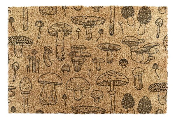 Otirač od kokosovih vlakana 40x60 cm Mushrooms – Artsy Doormats