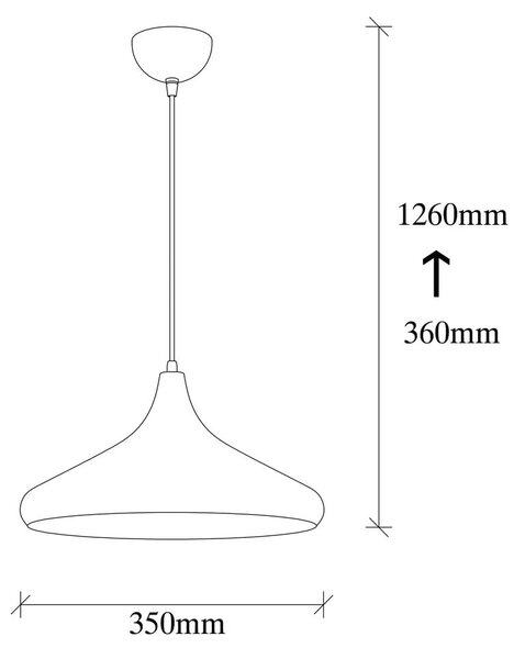 Viseća svjetiljka u srebrnoj boji s metalnim sjenilom ø 35 cm Nile – Opviq lights