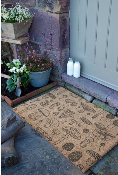 Otirač od kokosovih vlakana 40x60 cm Mushrooms – Artsy Doormats