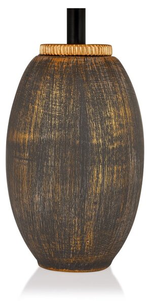Siva/bež stolna lampa s tekstilnim sjenilom (visina 46 cm) Yakamoz – Opviq lights