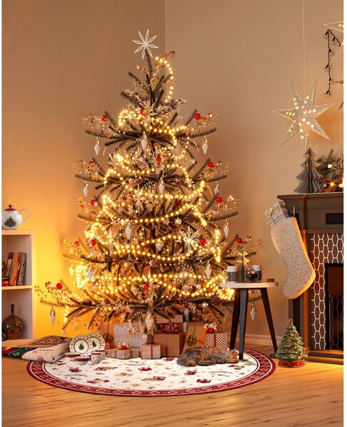 Crveni okrugli tepih s božićnim motivom od mješavine pamuka ø 160 cm Toy's Delight Red Christmas – Villeroy&Boch