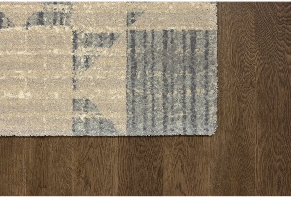 Bež vuneni tepih 133x190 cm Frotage beige – Agnella