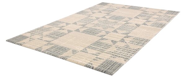 Bež vuneni tepih 133x190 cm Frotage beige – Agnella