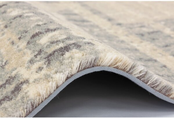Bež vuneni tepih 133x190 cm Frotage beige – Agnella
