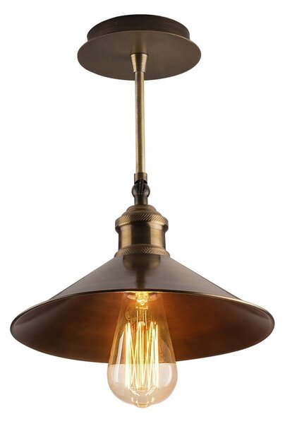 Stropna svjetiljka u brončanoj boji s metalnim sjenilom ø 24 cm Berceste – Opviq lights