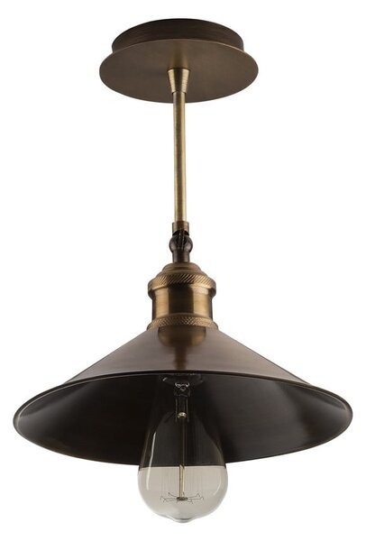 Stropna svjetiljka u brončanoj boji s metalnim sjenilom ø 24 cm Berceste – Opviq lights