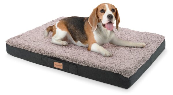 Brunolie Balu, podloga za psa, jastuk za psa, perivi, ortopedski, protuklizni, prozračna memorijska pjena, veličina M (79 × 8 × 60 cm)
