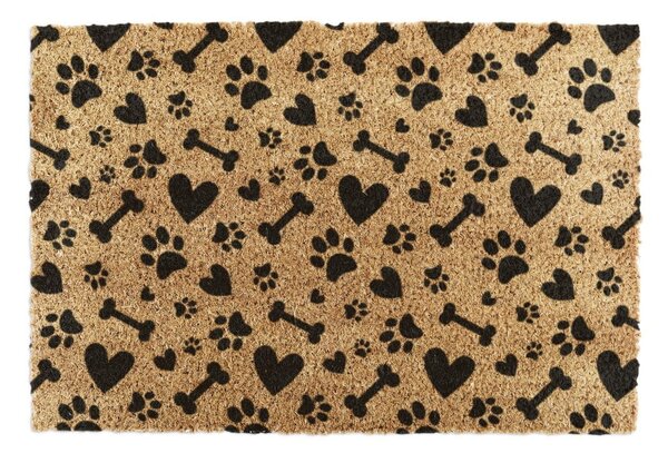 Otirač od kokosovih vlakana 60x90 cm Paws and Bones – Artsy Doormats