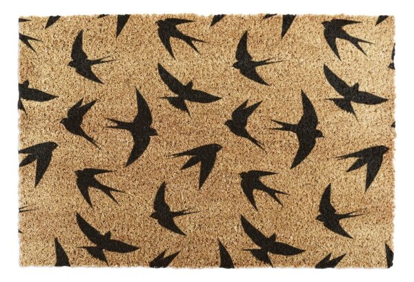 Otirač od kokosovih vlakana 40x60 cm Swallows – Artsy Doormats