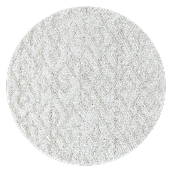 Krem okrugli tepih ø 80 cm Pisa – Ayyildiz Carpets