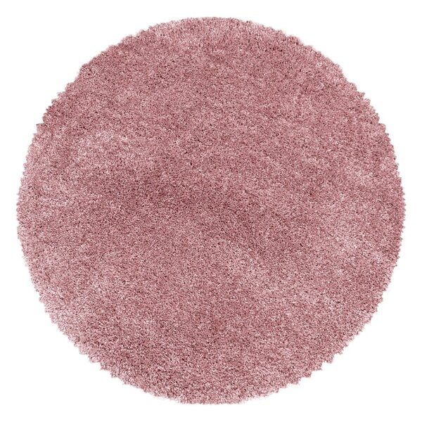 Ružičasti okrugli tepih ø 120 cm Fluffy – Ayyildiz Carpets