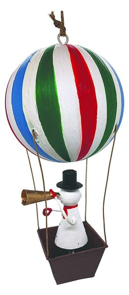 Viseći božićni ukras Snowman in Airballoon - G-Bork