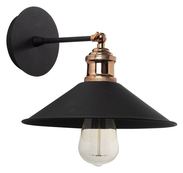 Crna zidna lampa ø 24 cm Berceste – Opviq lights