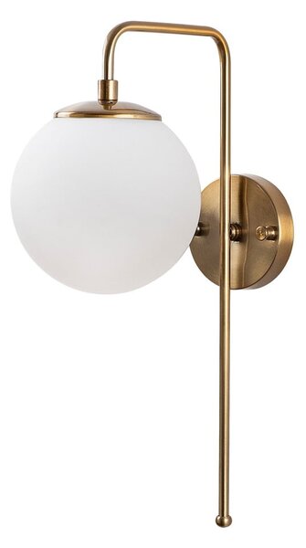 Bijela/mjedena zidna lampa Viran – Opviq lights