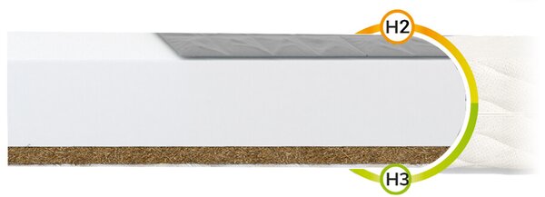 Dječji madrac od kokosovih vlakana s heljdom Bambino Console 120x60
