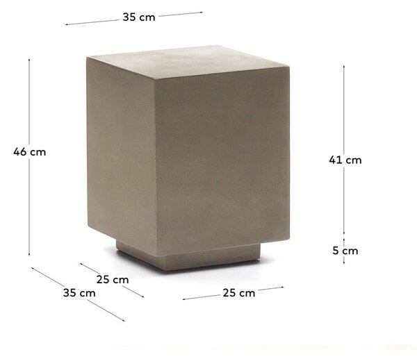 Vrtni stol 35x35 cm Rustella – Kave Home