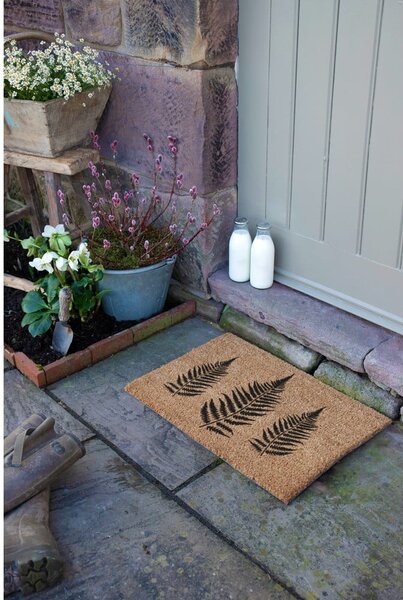 Otirač od kokosovih vlakana 40x60 cm Fern Leaf – Artsy Doormats