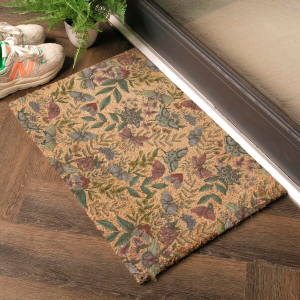 Otirač od kokosovih vlakana 40x60 cm Midnight Garden x Celia Battaini – Artsy Doormats
