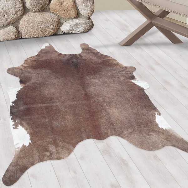 Smeđa sintetička koža 100x135 cm Etosha – Ayyildiz Carpets