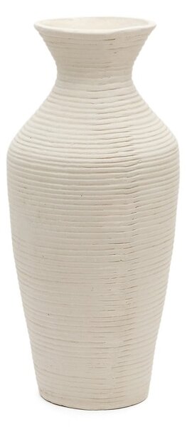 Krem ručno izrađena/visoka vaza (visina 72 cm) Pria – Kave Home