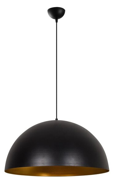 Crna viseća svjetiljka s metalnim sjenilom ø 60 cm Coppa – Opviq lights