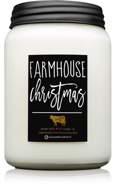 Milkhouse Candle Co. Farmhouse Christmas mirisna svijeća Mason Jar 737 g