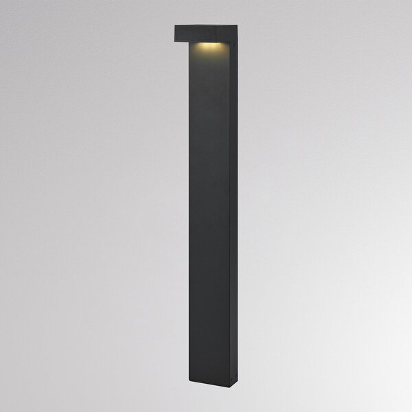 Molto Luce ATO LED svjetlo za stazu, visina 85 cm, DALI, antracit, IP65, metal, prigušiva, Crno, Aluminij