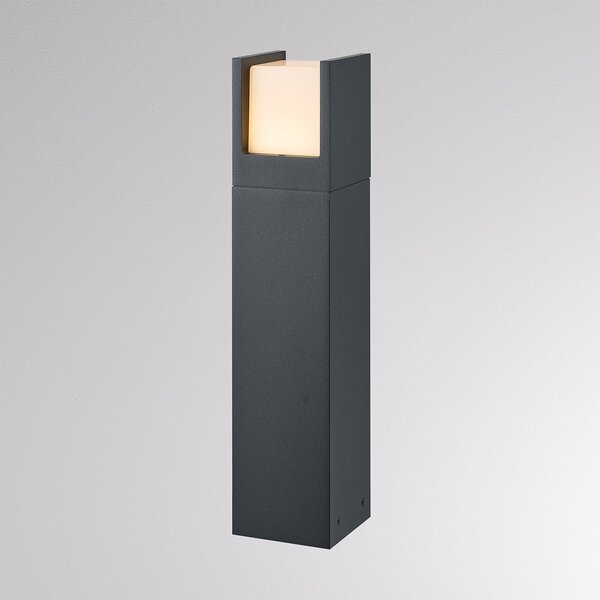 Molto Luce FYNN-U LED svjetlo za stazu, visina 45 cm, antracit, CCT IP65, Crno, Aluminij, Vanjska baza