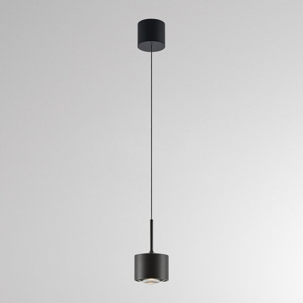 Molto Luce MAG MINI LED viseća svjetiljka, crna, Ø 9 cm, CCT, prigušiva, metal, prigušiva, Crno, Dnevni boravak/blagovaonica, Aluminij