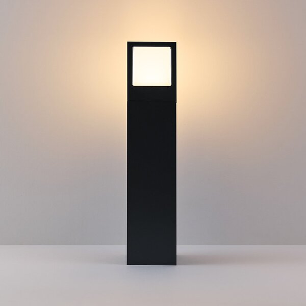 Molto Luce FYNN-X LED svjetlo za stazu, visina 45 cm, antracit, CCT IP65, Crno, Aluminij, Vanjska baza