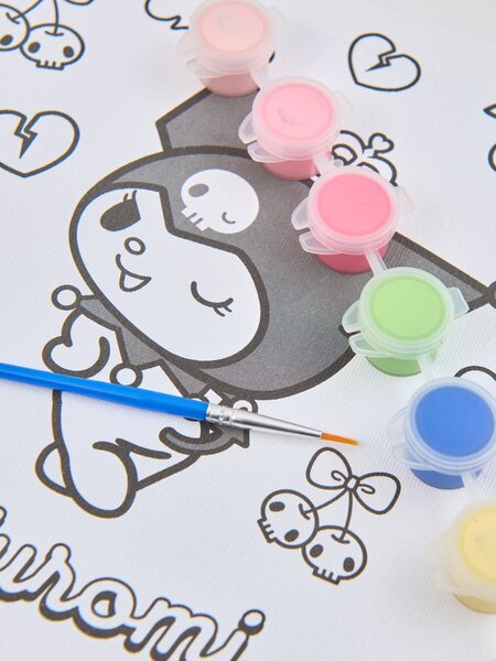 Sinsay - Set za slikanje na platnu s bojama i kistom 8 pack Kuromi