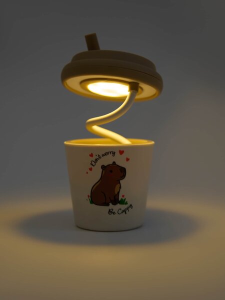 Sinsay - LED lampa s motivom šalice i kapibare