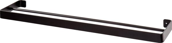 Zidna vješalica za ručnike HANDY 60x12,5 cm, crna