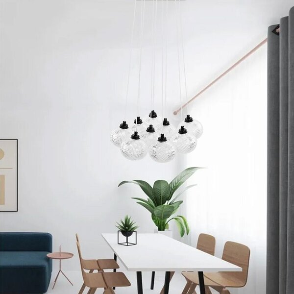 Lampa Viseća MS022-9CP Black