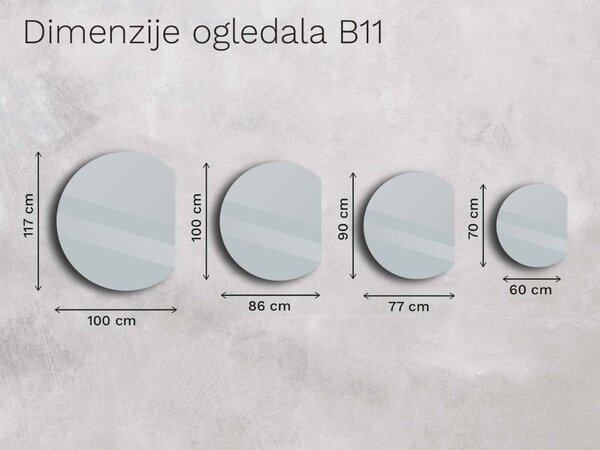 Ogledalo Base B11 60×70